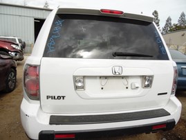 2008 HONDA PILOT EX-L WHITE 3.5L AT 2WD A17684